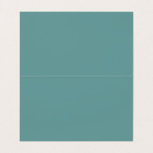 Architect Blue Modern Simple Minimal Business Card Visitenkarten (Innenseite Aufgefaltet)