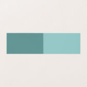 Architect Blue Modern Simple Minimal Business Card Visitenkarten (Innenseite Aufgefaltet)