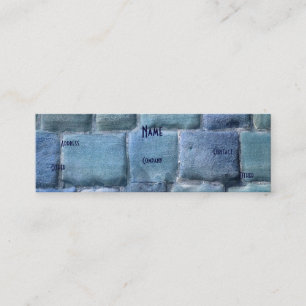 Architect Blue Sandstone Mini Visitenkarte