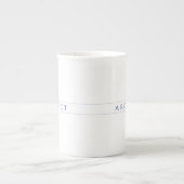ARCHITECT Bone China Tasse / Navy Blau (Vorderseite)