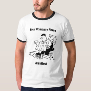 Architect Cartoon T - Shirt