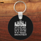 Architect Definition Schlüsselanhänger (Vorderseite)