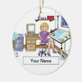 Architect/Engineer - Female Keramik Ornament (Links)