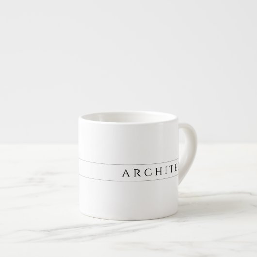ARCHITECT Espresso Cup / Black Espressotasse (Vorderseite Rechts)