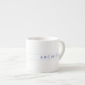 ARCHITECT Espresso Cup / Navy Blue Espressotasse (Vorderseite Rechts)