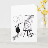 Architect Grußkarte Karte (Gelbe Blume)