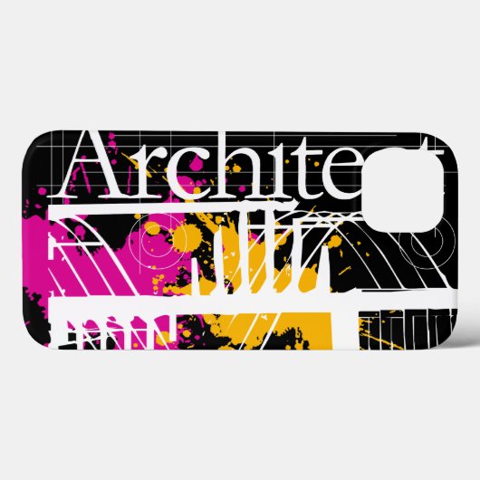 Architect iPhone Case 13 (Rückseite (Horizontal))