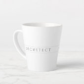 ARCHITECT Latte Tasse / Grau (Linke Ecke)
