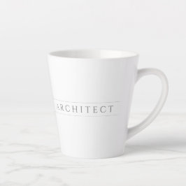 ARCHITECT Latte Tasse / Grau