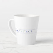 ARCHITECT Latte Tasse / Navy Blue (Linke Ecke)