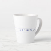 ARCHITECT Latte Tasse / Navy Blue (Rechte Ecke)