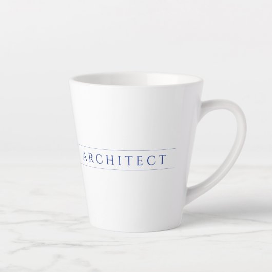 ARCHITECT Latte Tasse / Navy Blue (Rechts)