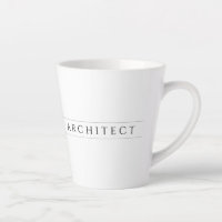 ARCHITECT Latte Tasse / Schwarz