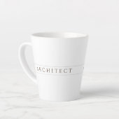 ARCHITECT Latte Tasse / Sepia (Linke Ecke)