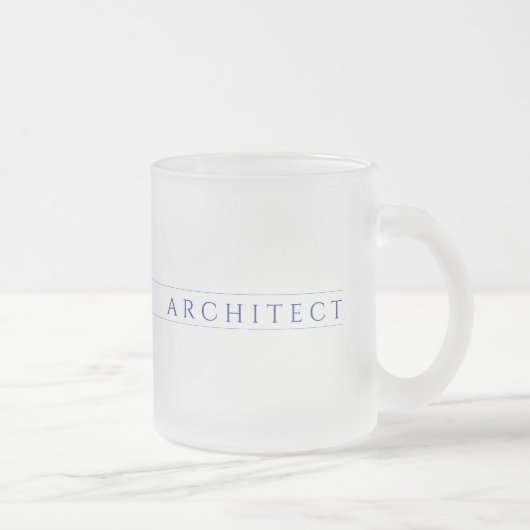 ARCHITECT Mattiert Glass Tasse / Navy Blue (Rechts)