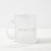 ARCHITECT Mattiert Glass Tasse / Sepia (Links)