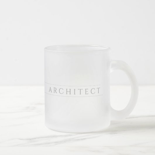 ARCHITECT MATTIERTE TASSE (Rechts)