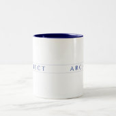 ARCHITECT Navy Zwei-Tone-Tasse Zweifarbige Tasse (Mittel)