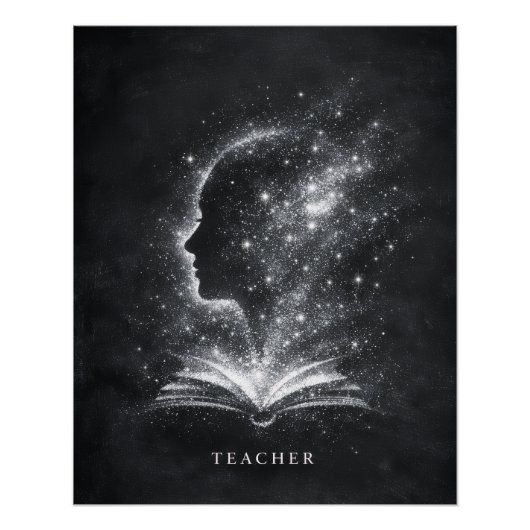 Architect of Future Minds Teacher Art Poster (Vorderseite)