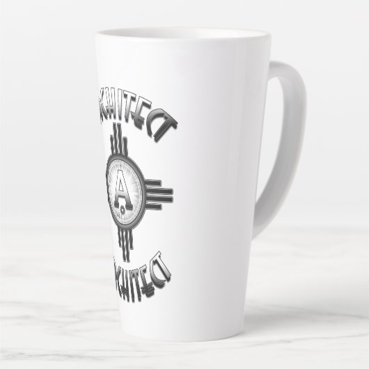 Architect Retro - Architekturmesse Milchtasse (Rechte Ecke)