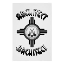Architect Retro - Architekturmesse Poster