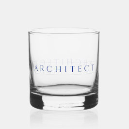 ARCHITECT Rocks Glass / Navy Blue Whiskyglas
