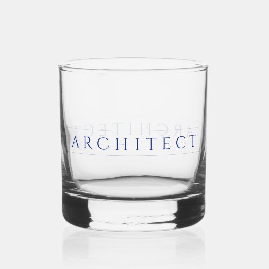 ARCHITECT Rocks Glass / Navy Blue Whiskyglas (Vorderseite)