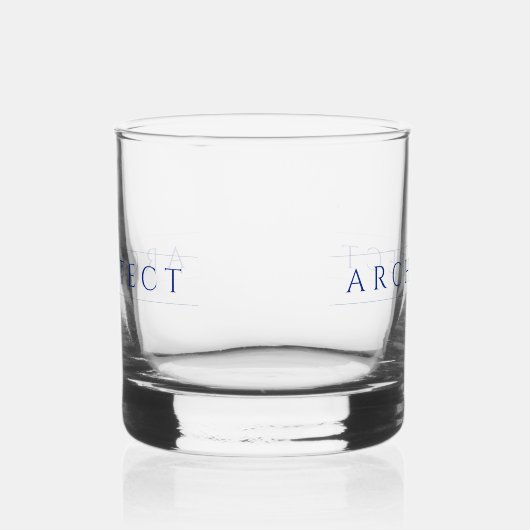 ARCHITECT Rocks Glass / Navy Blue Whiskyglas (Rechts)