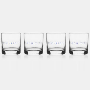 ARCHITECT Rocks Glass Trinkbehälter Set / Marine Whiskyglas