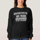 Architect Student Architect Engineer Graduation Sweatshirt (Vorderseite)