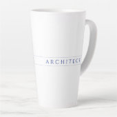 ARCHITECT Tall Latte Tasse / Marine (Rechte Ecke)
