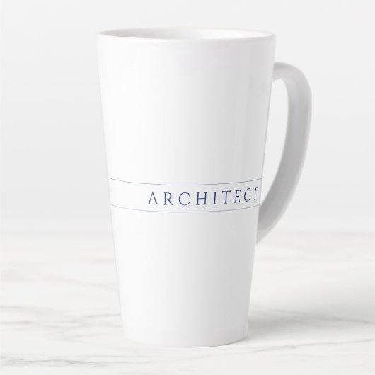ARCHITECT Tall Latte Tasse / Marine (Rechte Ecke)