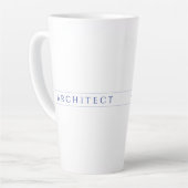 ARCHITECT Tall Latte Tasse / Marine (Linke Ecke)