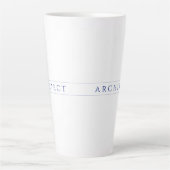 ARCHITECT Tall Latte Tasse / Marine (Vorderseite)