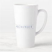 ARCHITECT Tall Latte Tasse / Marine (Rechts)
