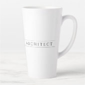 ARCHITECT Tall Latte Tasse / Schwarz (Rechts)