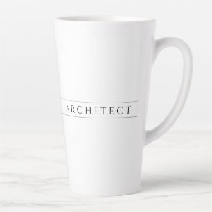 ARCHITECT Tall Latte Tasse / Schwarz
