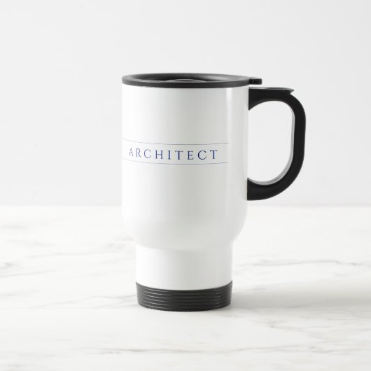 ARCHITECT Travel Mug / Navy Blue Reisebecher (Rechts)