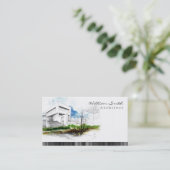 Architect Visitenkarte (Stehend Vorderseite)