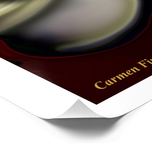 "Architectonic Morphism", Glossy Poster (Ecke)