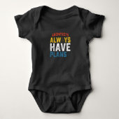 Architects Always Have Plans Baby Strampler (Vorderseite)