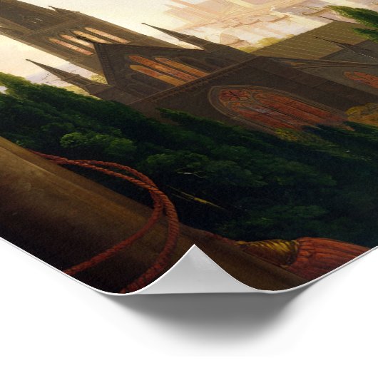 Architect's Dream Thomas Cole Poster (Ecke)