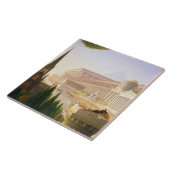 Architect's Dream (von Thomas Cole) Fliese (Seite)