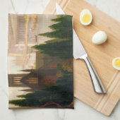 Architect's Dream (von Thomas Cole) Geschirrtuch (Viertel Falte)