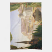 Architect's Dream (von Thomas Cole) Geschirrtuch (Vertikal)