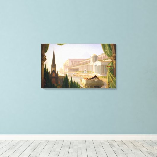 Architect's Dream (von Thomas Cole) Leinwanddruck (Insitu (Holzboden))