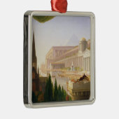 Architect's Dream (von Thomas Cole) Ornament Aus Metall (Rechts)