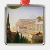 Architect's Dream (von Thomas Cole) Ornament Aus Metall (Vorne)