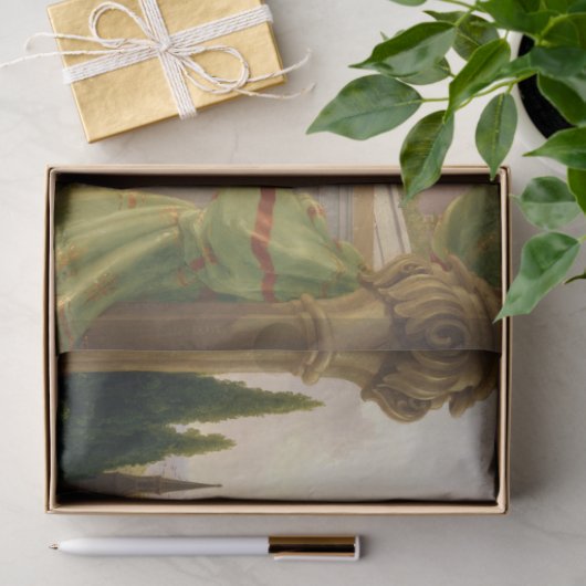 Architect's Dream (von Thomas Cole) Seidenpapier (Geschenk)