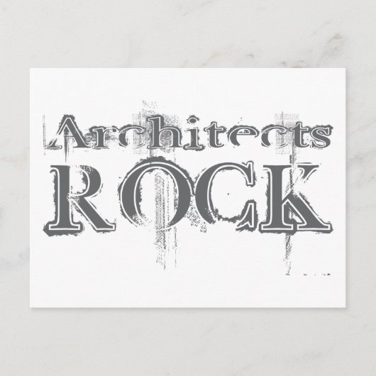 Architects Rock Postkarte (Vorderseite)